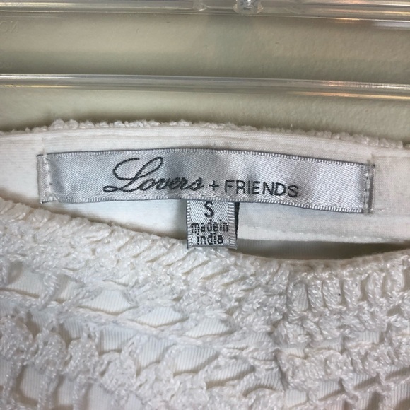 Lovers + Friends Crochet Scallop Trim Shorts - Picture 6 of 7